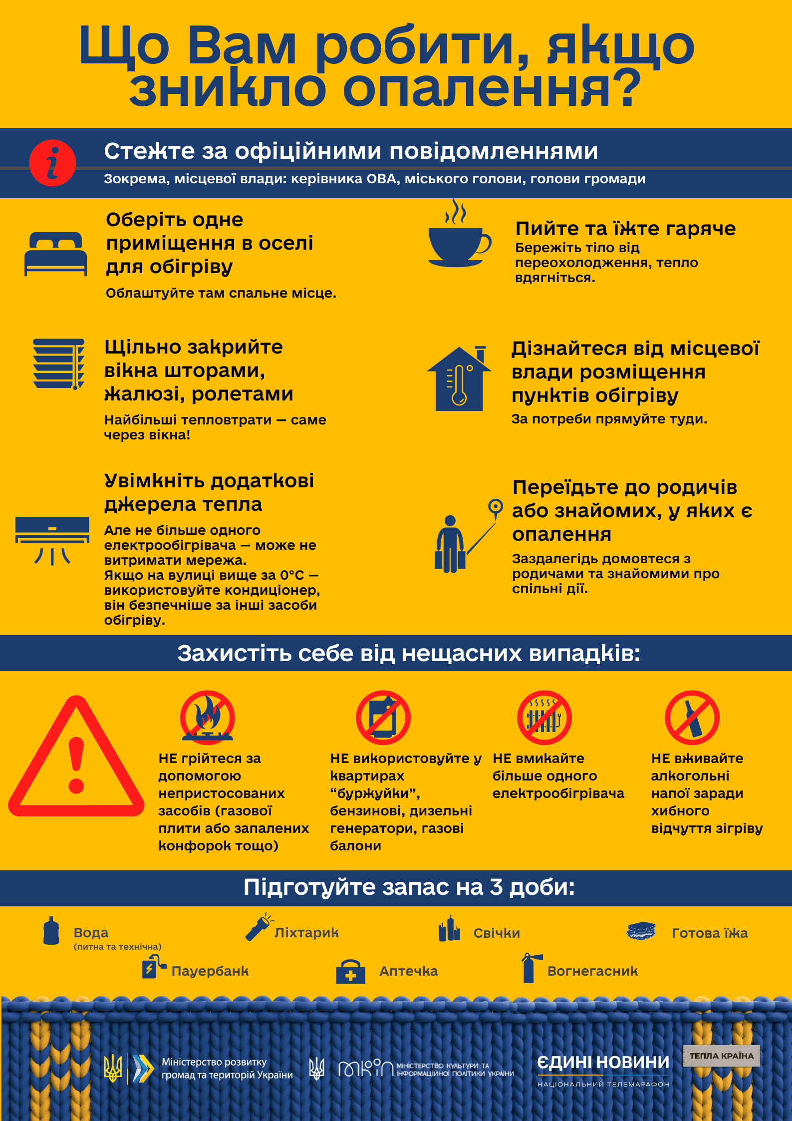 Що Вам роботи, якщо зникло опалення?
